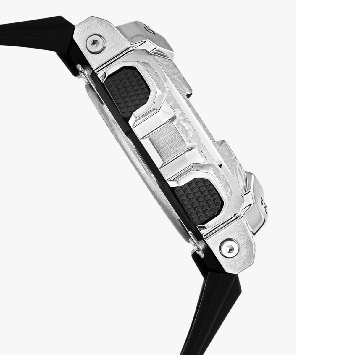 G-Shock Silver Black Metal Covered Men's 200m Digital-Analog Sports Watch GM-110GC-1A