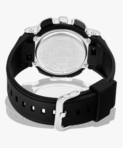 G-Shock Silver Black Metal Covered Men's 200m Digital-Analog Sports Watch GM-110GC-1A