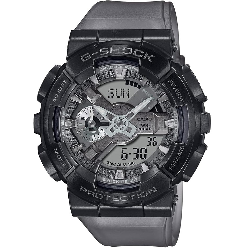 G-Shock Grey Midnight Fog Series Men's 200m Digital-Analog Sports Watch GM-110MF-1A