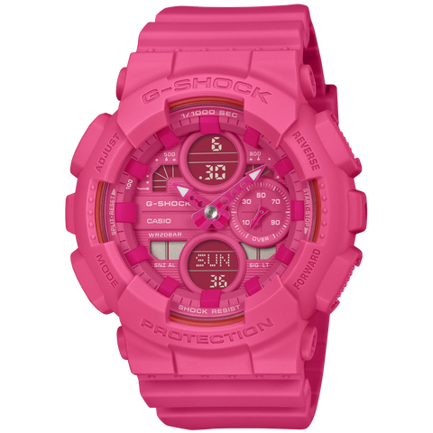 G-Shock Pink Ribbon Series Girls Mid-Size Digital Sports Watch GMA-S145PK-4A