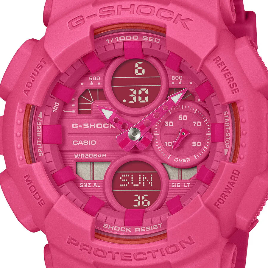 G-Shock Pink Ribbon Series Girls Mid-Size Digital Sports Watch GMA-S145PK-4A