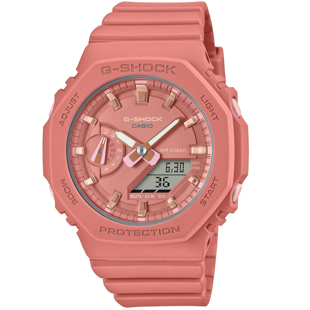 G-Shock Dusty Rose Mid-Size 200m Digital Sports Watch GMA-S2100-4A2
