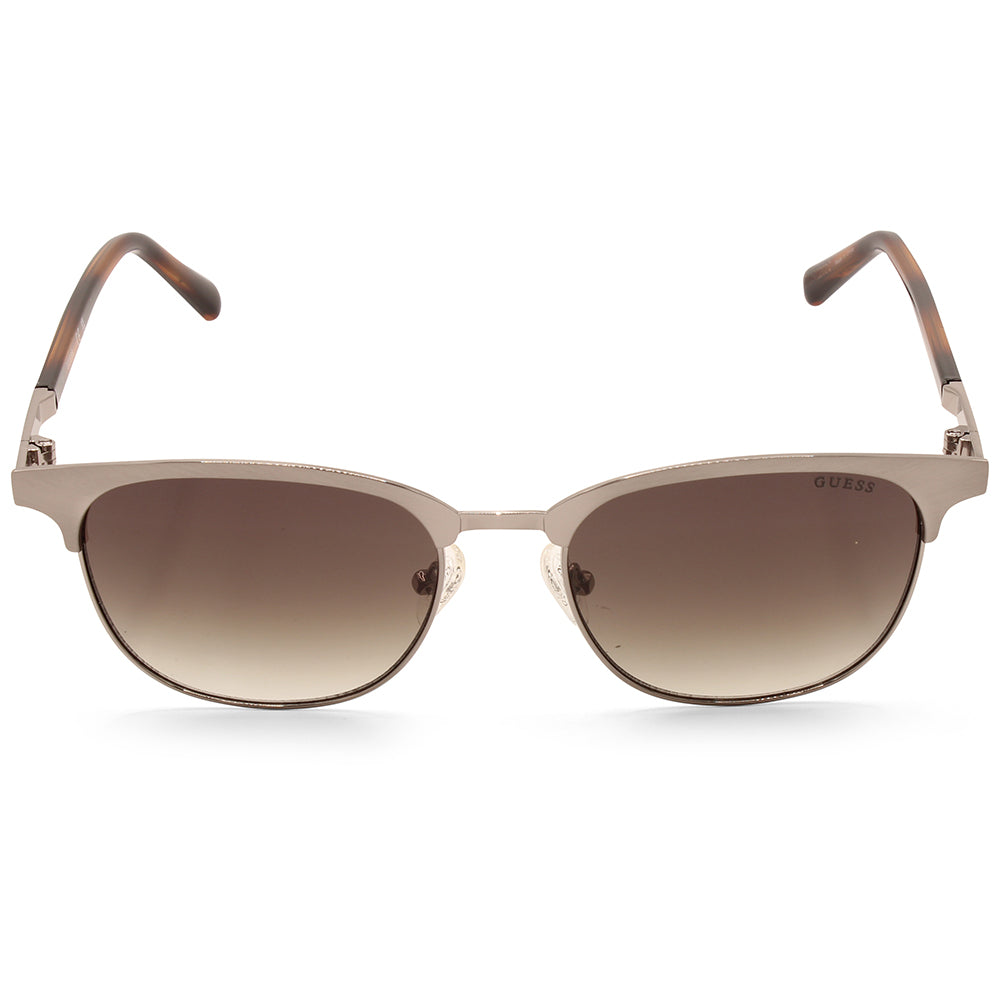 Guess Shiny Gunmetal/Green Gradient Unisex Designer Sunglasses GU00052 08P