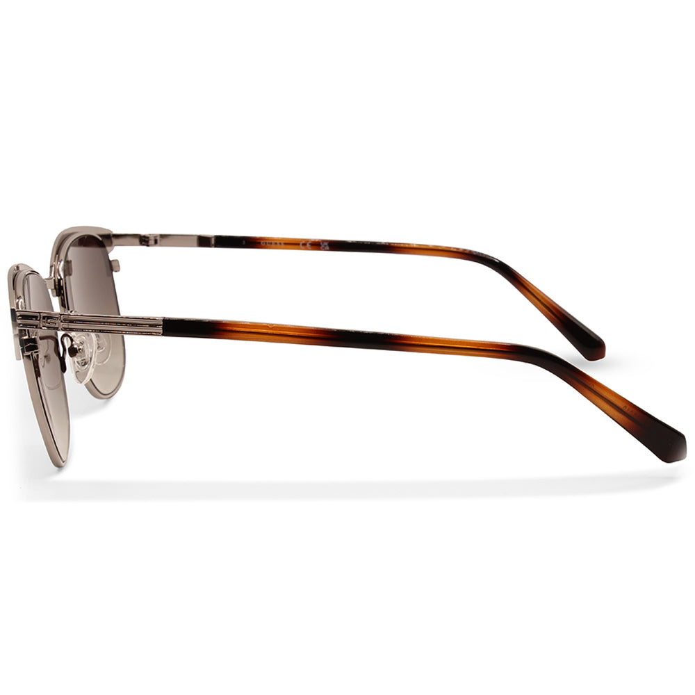 Guess Shiny Gunmetal/Green Gradient Unisex Designer Sunglasses GU00052 08P