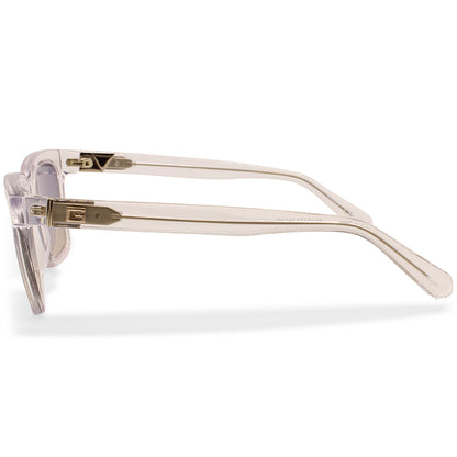 Guess Shiny Clear Crystal/Blue Gradient Women's Fashion Sunglasses GU00064 27W