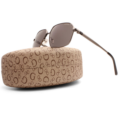 Guess Matte Gunmetal/Grey Smoke Men's Designer Sunglasses GU00071 09A