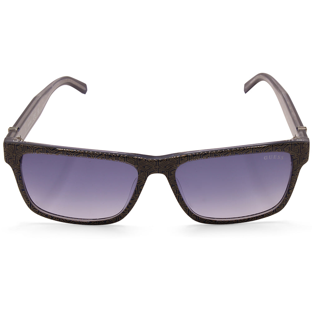 Guess Shiny Blue/Blue Gradient Unisex Designer Sunglasses GU00074 92W