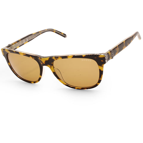 Guess Shiny Blonde Havana/Brown Women's Designer Sunglasses GU00075 53E