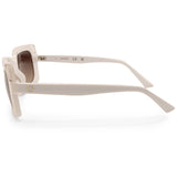 Guess Shiny Ivory/Brown Gradient Women's Designer Sunglasses GU7841 25F