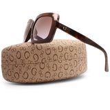 Guess Shiny Dark Havana/Brown Gradient Women's Designer Sunglasses GU7841 52F