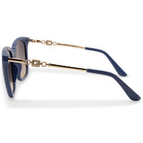 Guess Shiny Dark Blue/Smoke Gradient Women's Fashion Sunglasses GU7886 92B