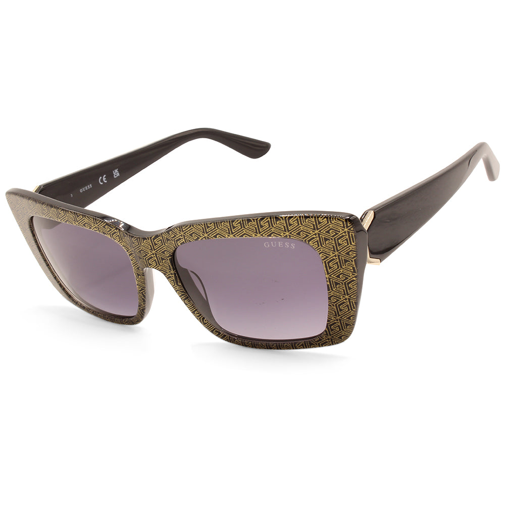 Guess Shiny Black/Smoke Gradient Women's Fashion Sunglasses GU7890 01B