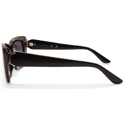 Guess Shiny Black/Smoke Gradient Women's Fashion Sunglasses GU7890 01B
