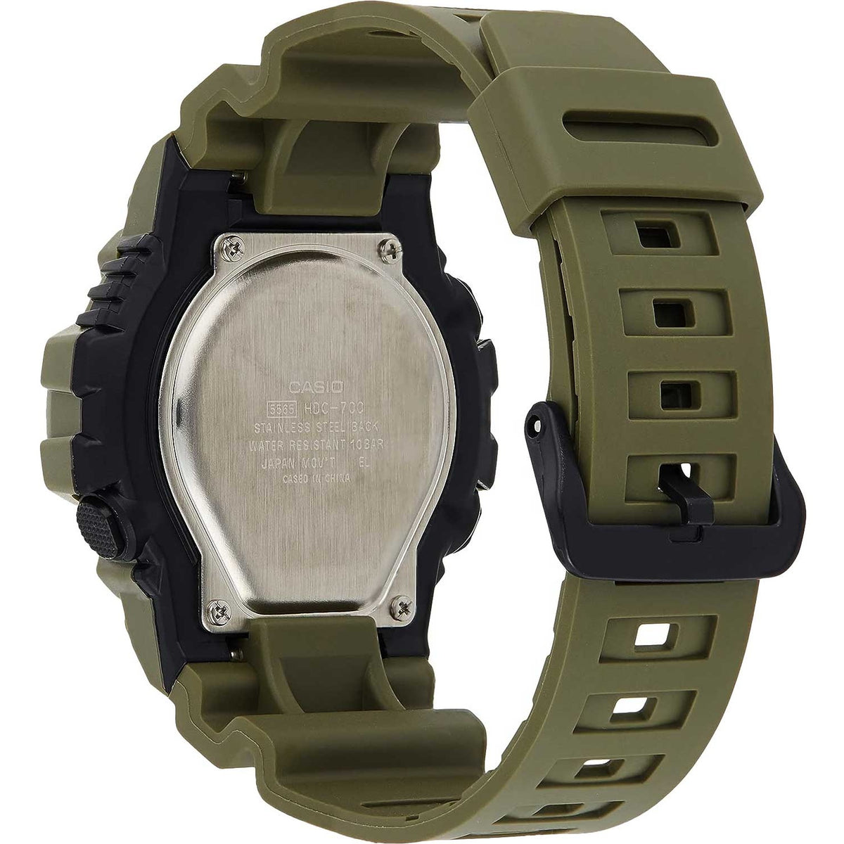 Casio Army Green 100m Men's Analog Digital Sports Watch HDC-700-3A2