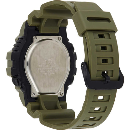 Casio Army Green 100m Men's Analog Digital Sports Watch HDC-700-3A2