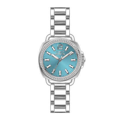 Invicta Wildflower Lady Blue/Silver Crystal Analog Quartz Watch 47327