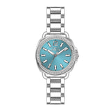 Invicta Wildflower Lady Blue/Silver Crystal Analog Quartz Watch 47327