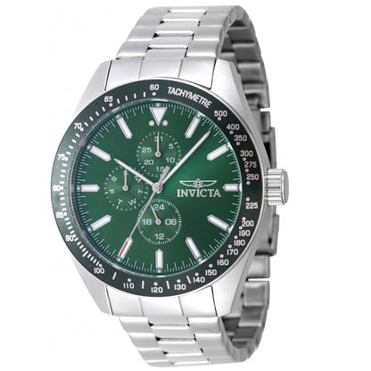 Invicta Aviator Green Men's 100m Stainless Steel Quartz Watch 47594