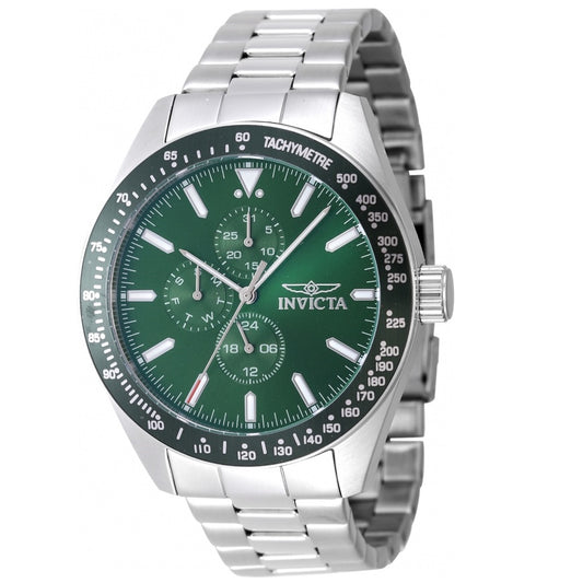 Invicta Aviator Green Men's 100m Stainless Steel Quartz Watch 47594