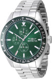 Invicta Aviator Green Men's 100m Stainless Steel Quartz Watch 47594