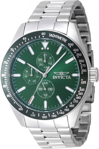 Invicta Aviator Green Men's 100m Stainless Steel Quartz Watch 47594