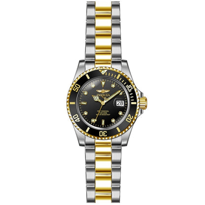Invicta Pro Diver Gold Tone/Black Men's 200m Stainless Steel Quartz Watch 26973
