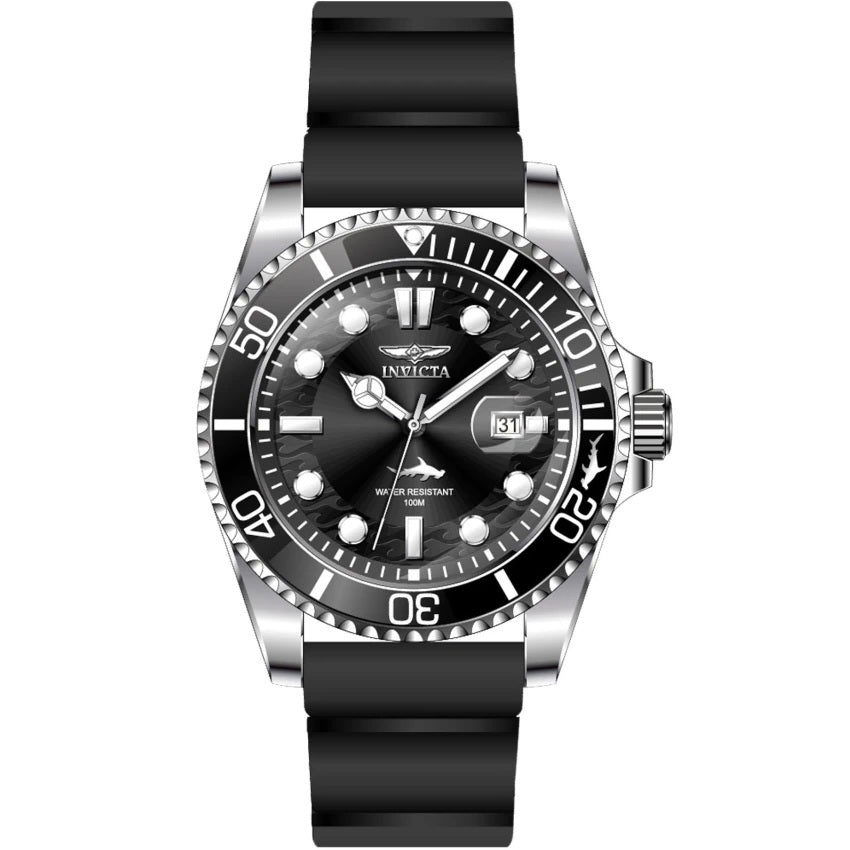 Invicta Pro Diver Black/Back Men's 100m Quartz Analog Watch 47161