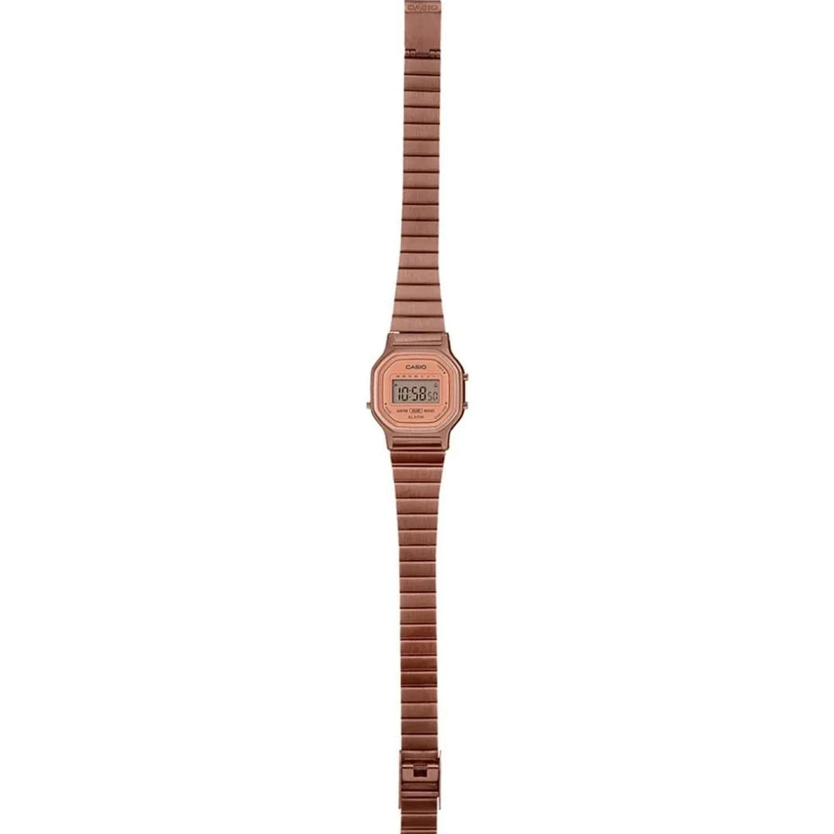 Casio Rose Gold Women's Small Stainless Steel Digital Watch LA-11WR-5A