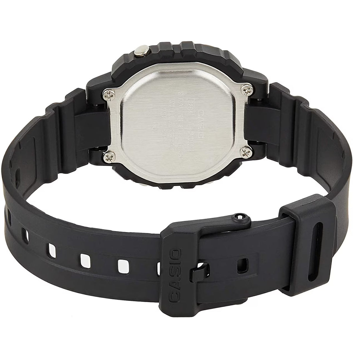 Casio LA-20WH-1A Small Black Women's Illuminator Multifunction Digital Watch