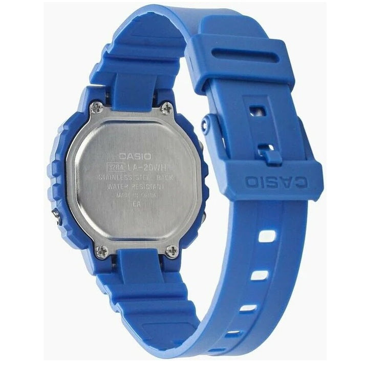 Casio LA-20WH-2A Small Blue Women's Illuminator Multifunction Digital Watch