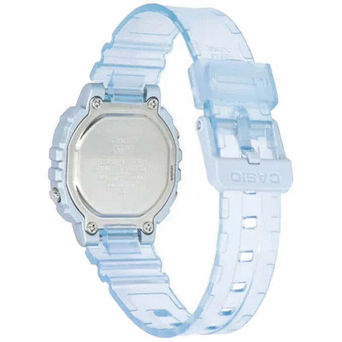 Casio Transparent Blue Women’s Compact 50m Digital Watch LA-20WHS-2A