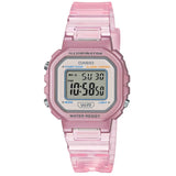 Casio Transparent Pink Women’s Compact 50m Digital Watch LA-20WHS-4A