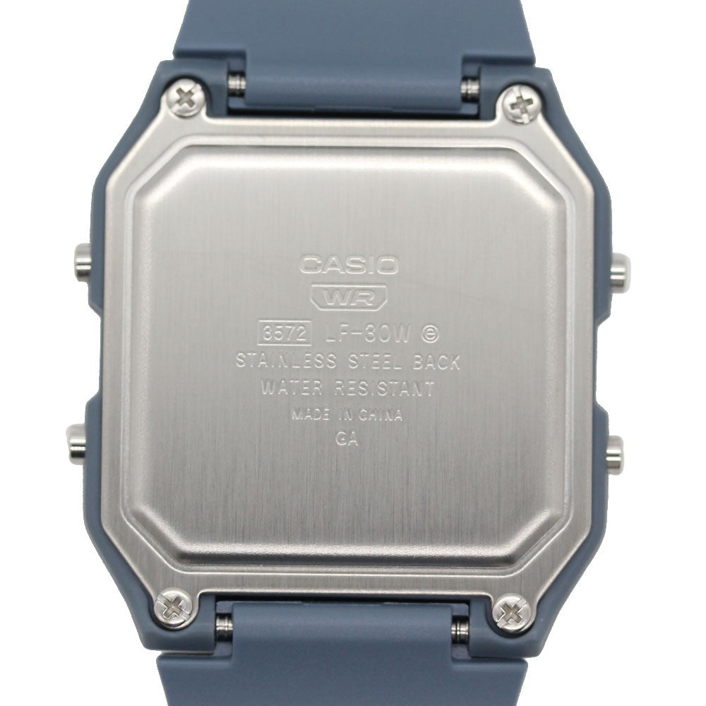 Casio Pop Blue Bio-Resin Band Unisex World Time Digital Watch LF-30W-2A