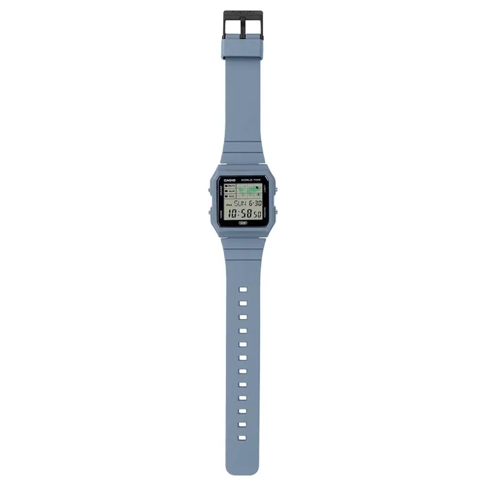 Casio Pop Blue Bio-Resin Band Unisex World Time Digital Watch LF-30W-2A