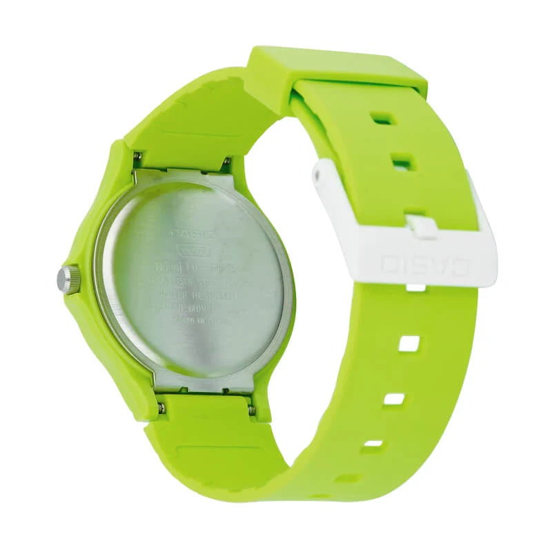 Casio Pop Series Lime Green Bio-Resin Women's Analog Quartz Watch LQ-24B-3B