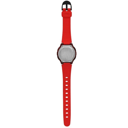 Casio LW-200-4A Black Red Women's or Kid's 50m Digital Sports Watch