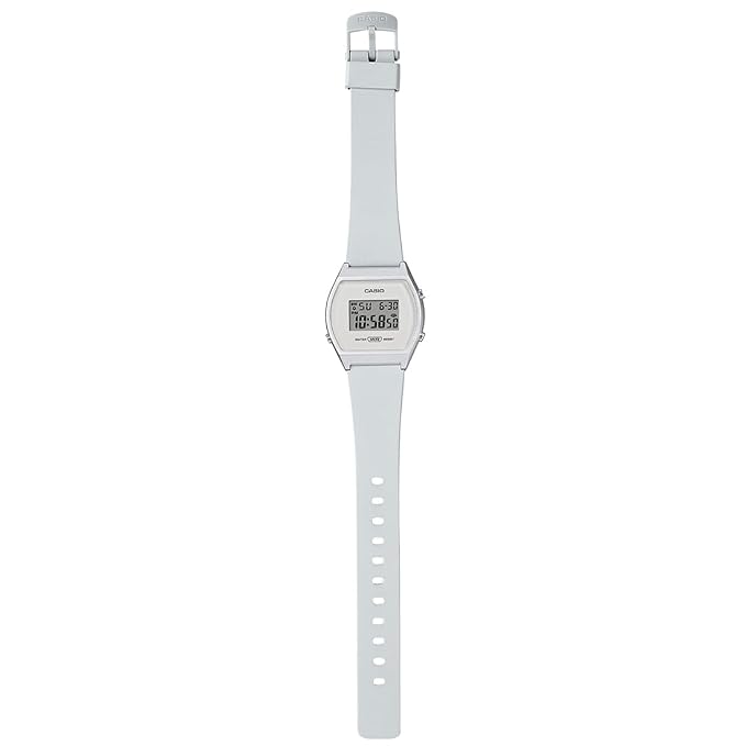 Casio White/Silver Women's 50m Multifunction Digital Watch LW-204-7A