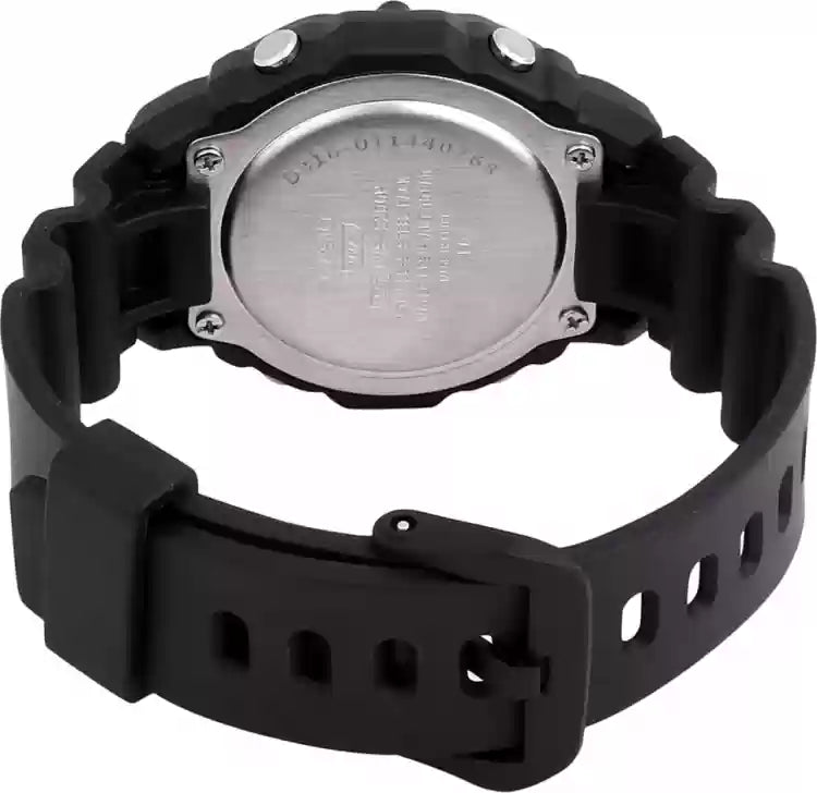 Casio Black Step Tracker Unisex 100m Digital Sports Watch LWS-2200H-1A
