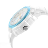 Casio White Blue Women's 100m Analog Sports Watch LX-800H-7A2