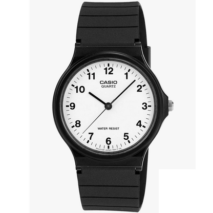 Casio Black/White Dial Women's Quartz Analog Watch MQ-24-7B