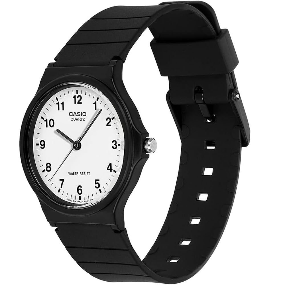 Casio Black/White Dial Women's Quartz Analog Watch MQ-24-7B