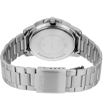Casio Enticer Red/Silver Stainless Steel Men's 50m Analog Watch MTP-VD01D-4BV