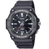 Casio Black Grey Men's 100m 3-Hand Analog Sports Watch MW-620H-1A