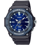 Casio Black Blue Men's 100m 3-Hand Analog Sports Watch MW-620H-2A