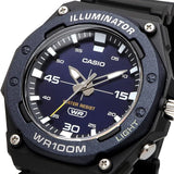 Casio Black Blue Men's 100m 3-Hand Analog Sports Watch MW-620H-2A