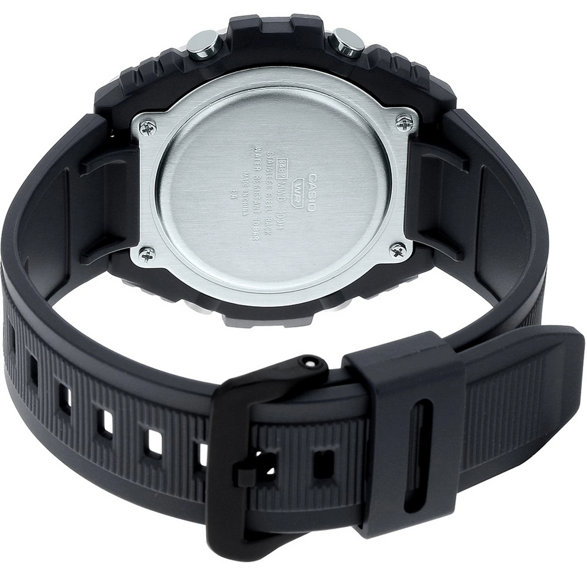 Casio Silver/Black Men's 100m Multifunction Digital Sports Watch MWD-100H-9A