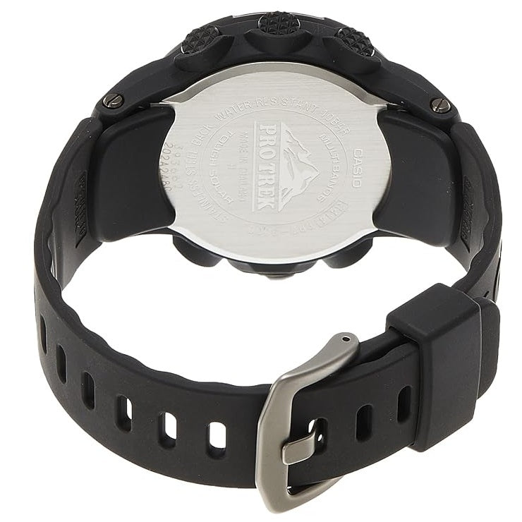 Casio Pro-Trek Triple Sensor Multi-Band Solar 100m Digital Watch PRW-3000-1DR