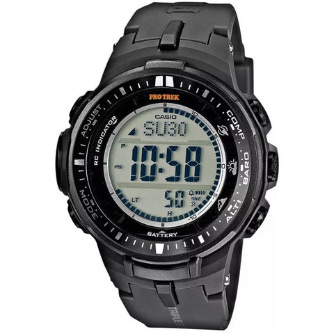 Casio Pro-Trek Triple Sensor Multi-Band Solar 100m Digital Watch PRW-3000-1DR