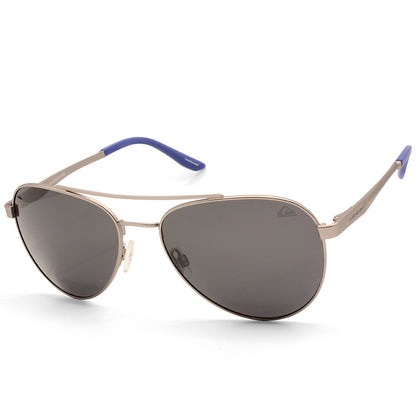 Quiksilver Silver/Grey Men's Aviator Style Polarised Sunglasses