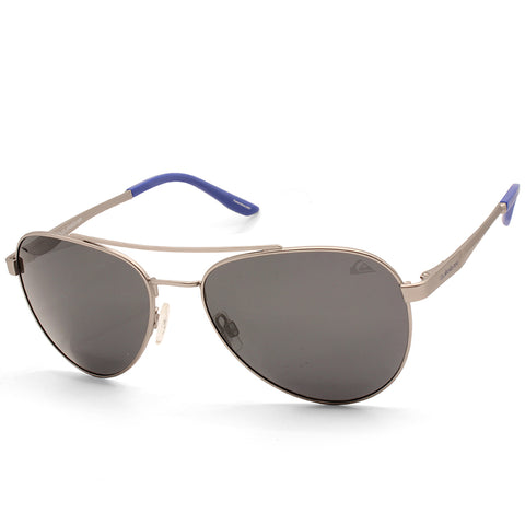 Quiksilver Silver/Grey Men's Aviator Style Polarised Sunglasses